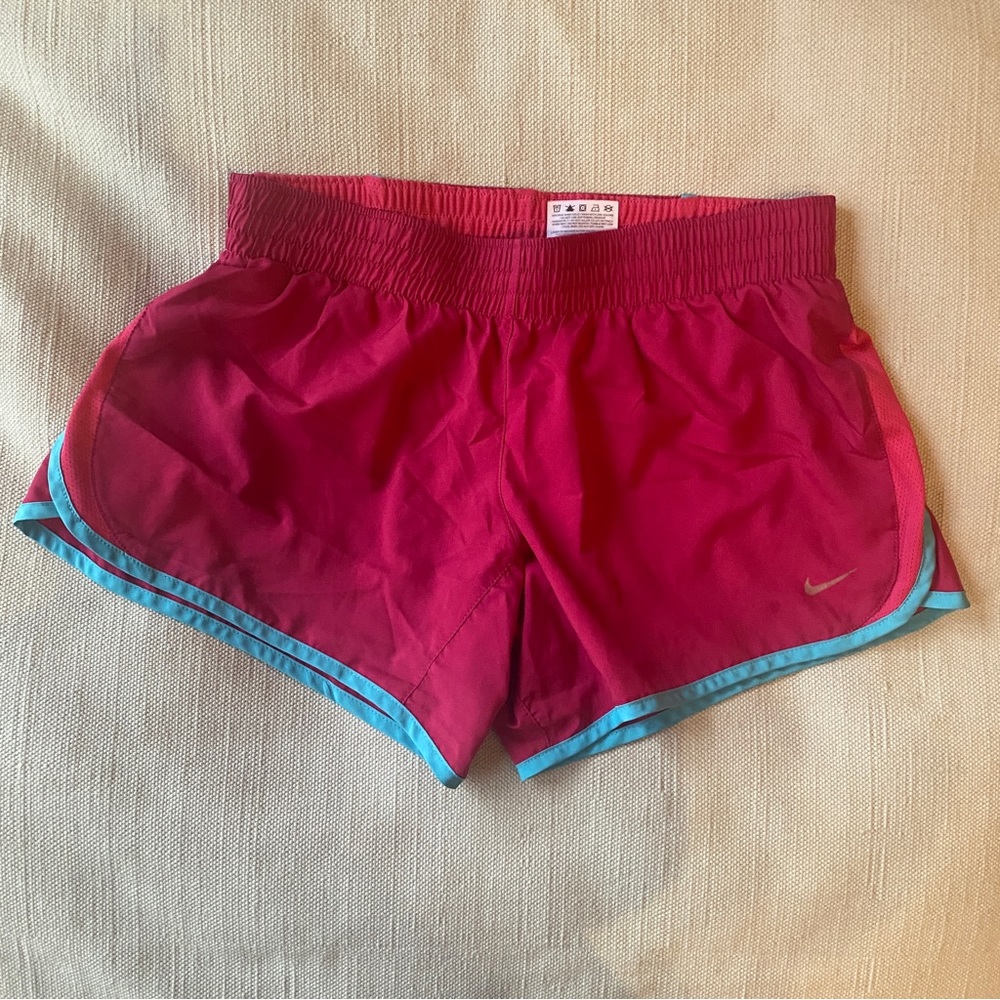 Hot Pink Nike running shorts athleisure